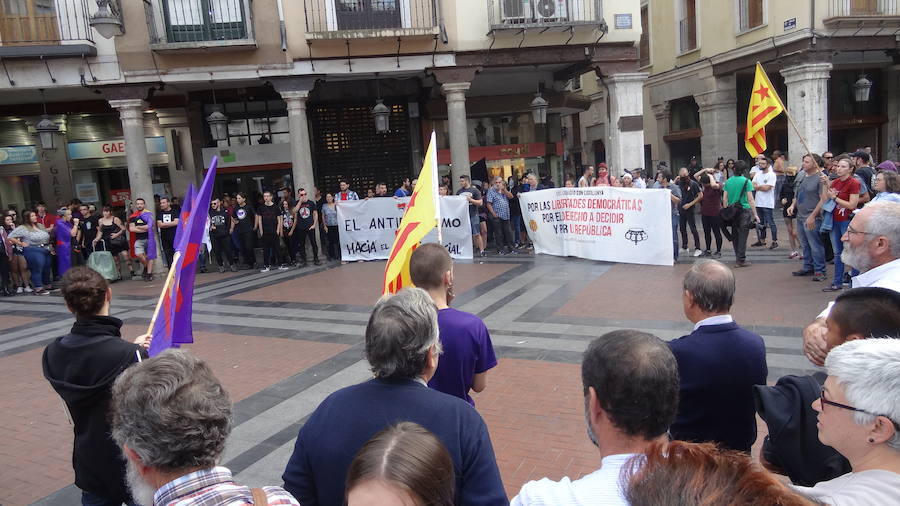 Manifestación en Valladolid por el derecho a decidir en Cataluña