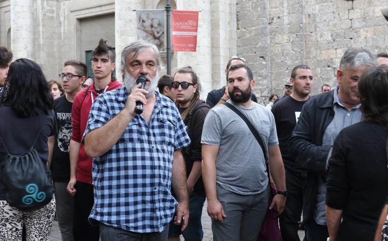 Manifestación en Valladolid por el derecho a decidir en Cataluña