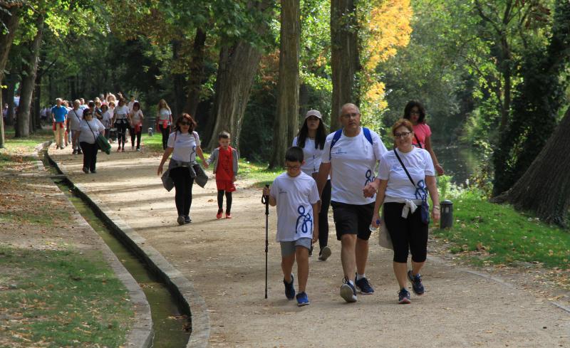 Más de 2.700 caminantes se suman a la Marcha Popular de Apadefim en Segovia