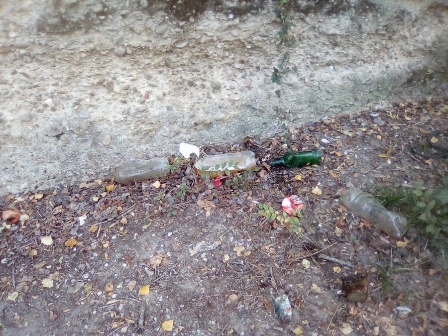 Voluntarios de Los Amigos del Pisuerga se encontraron desde colchones hasta ruedas y capazos de bebé durante las tareas
