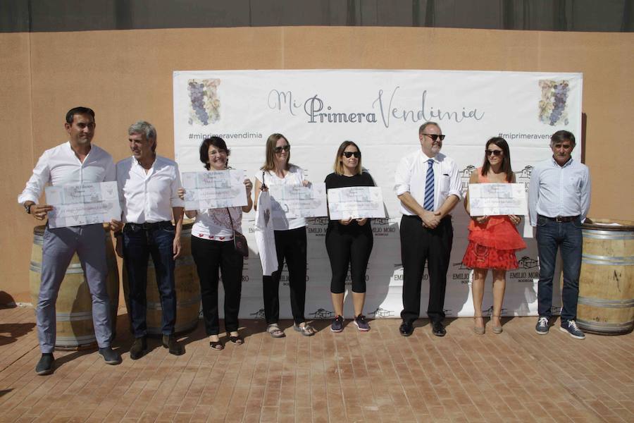 Durante la entrega de los galardones, los estudiantes participaron en distintas actividades de recreo y didácticas en un viñedo del grupo bodeguero familiar Emilio Moro, organizador del certamen
