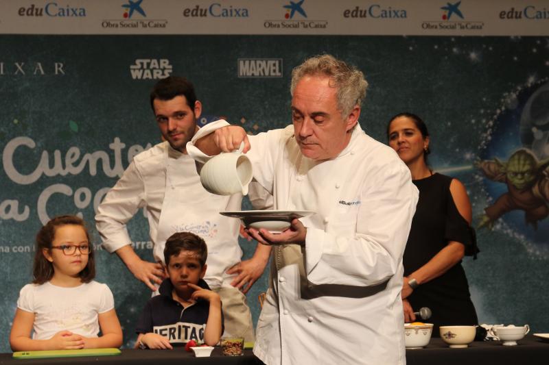 Ferran Adrià visita la Escuela Internacional de Cocina de Valladolid