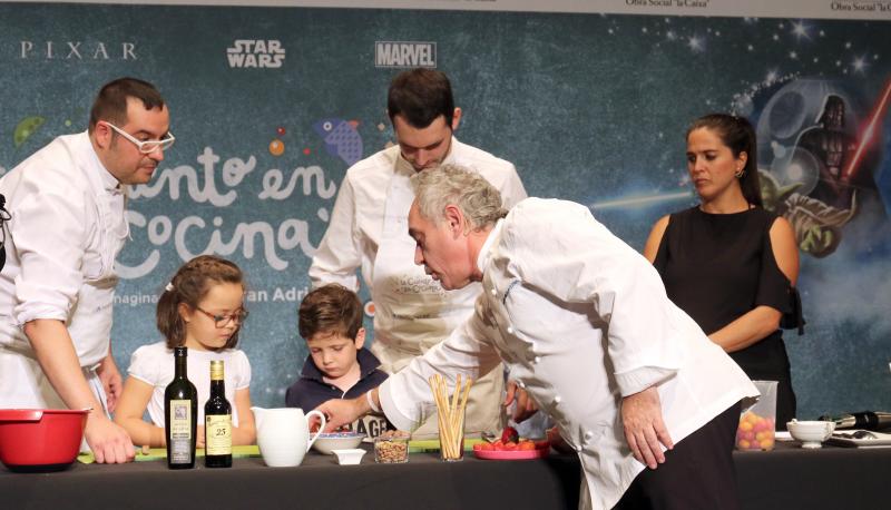 Ferran Adrià visita la Escuela Internacional de Cocina de Valladolid