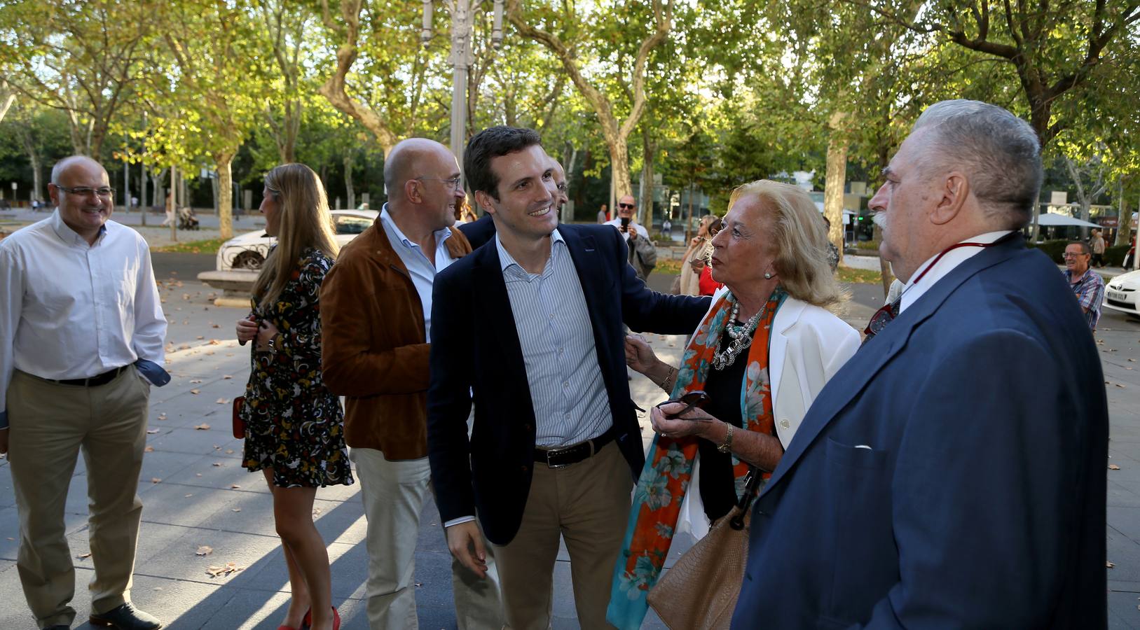 Pablo Casado, en el Club de Opinión Santiago Alba de Valladolid