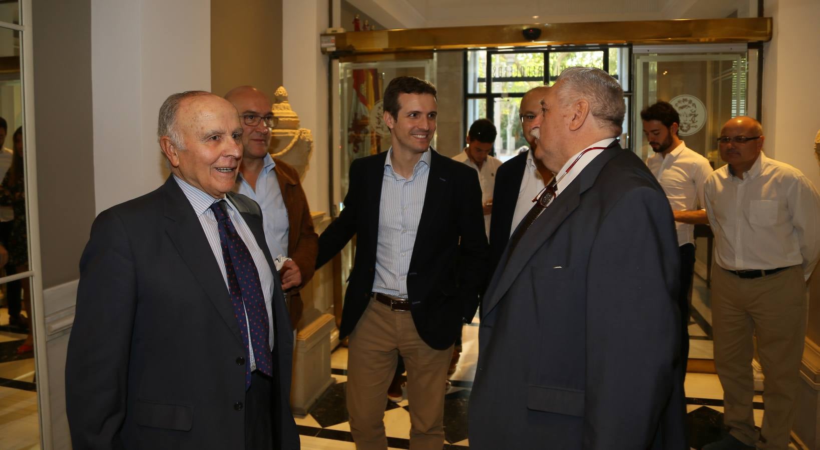 Pablo Casado, en el Club de Opinión Santiago Alba de Valladolid