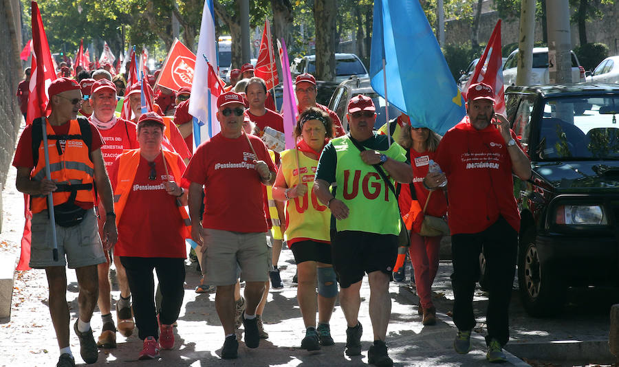 Marcha por las pensiones en Segovia