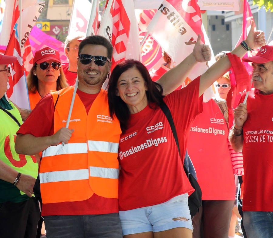 Marcha por las pensiones en Segovia