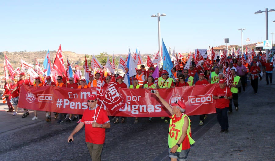 Marcha por las pensiones en Segovia