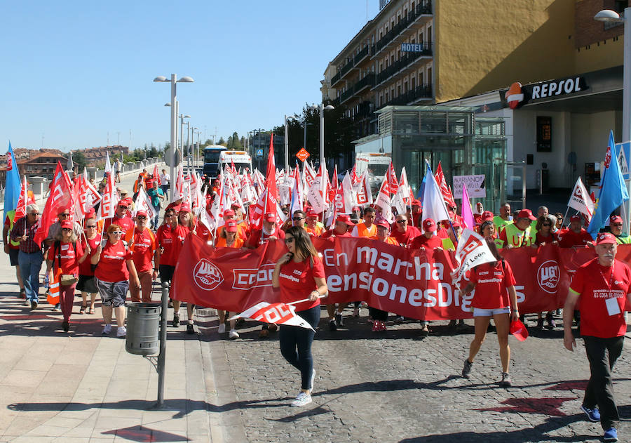 Marcha por las pensiones en Segovia