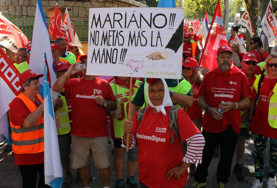 Marcha por las pensiones en Segovia