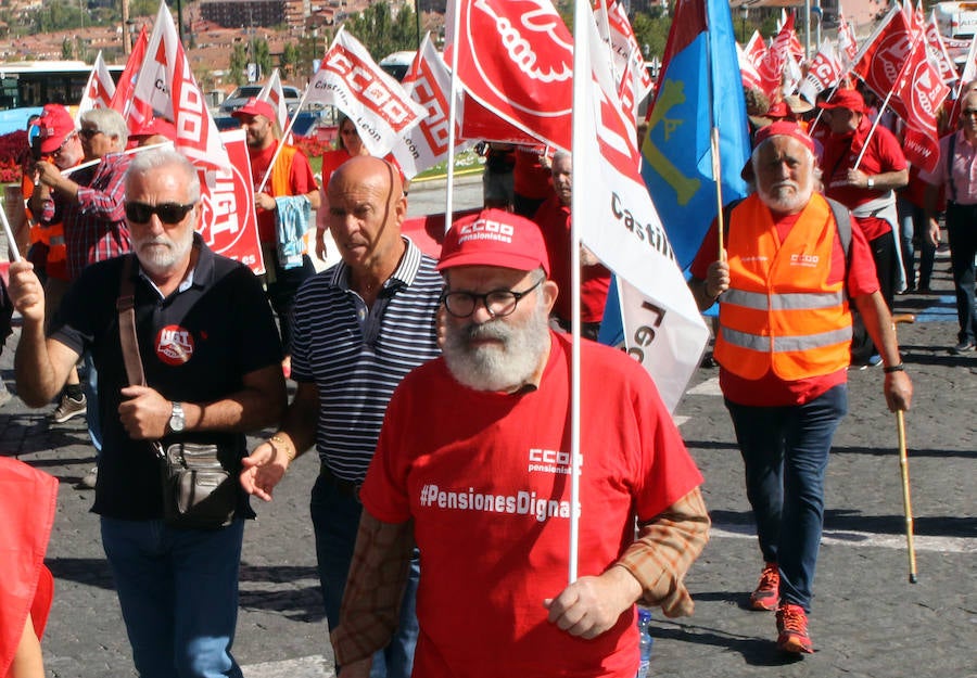 Marcha por las pensiones en Segovia