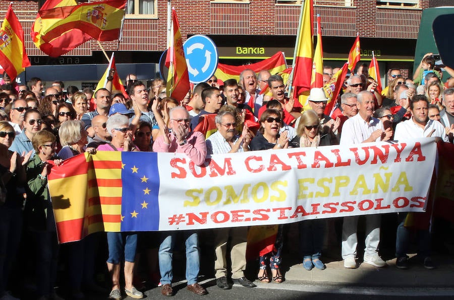 Concentración en apoyo a la Guardia Civil en Segovia