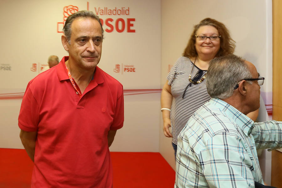 Teresa López celebra su victoria en las primarias del PSOE de Valladolid