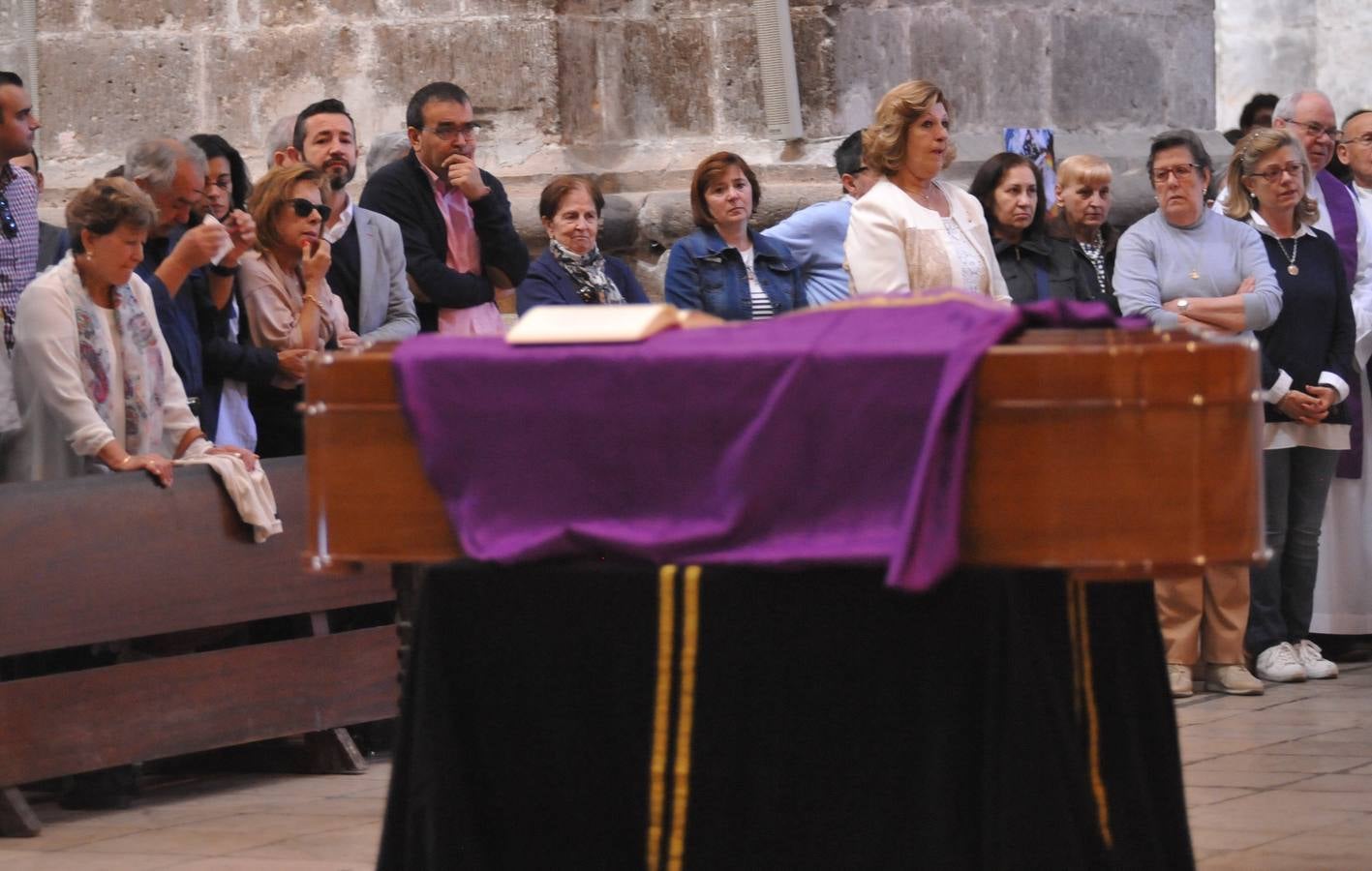 La Catedral acoge el funeral por Fernando García, rector del Seminario de Valladolid