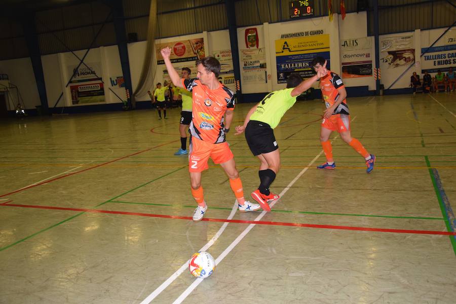 El equipo norteño ganó al equipo de primera división Ribera Navarra (6-4) y se clasificó así para octavos de fina para la copa del rey.