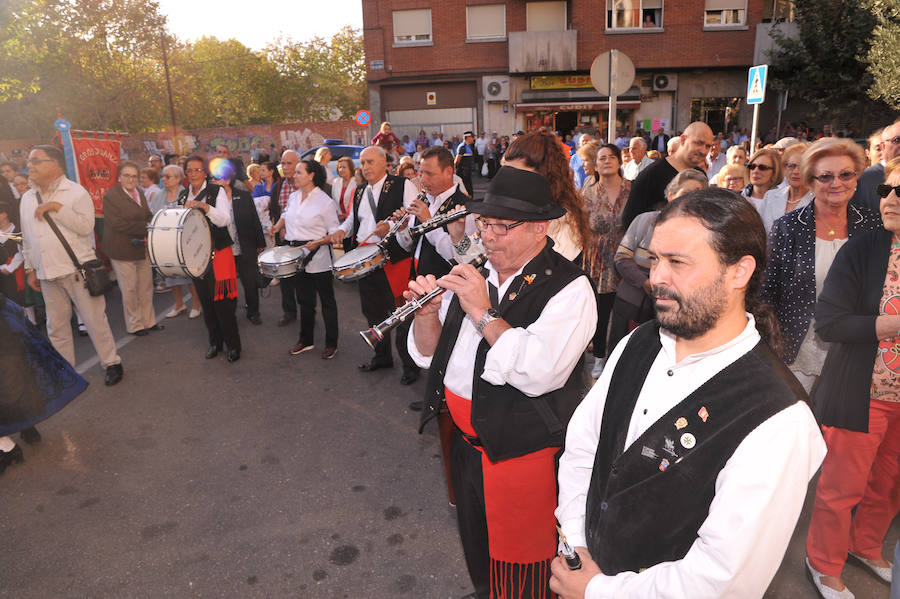 Procesión de la Virgen del Pilar en Valladolid