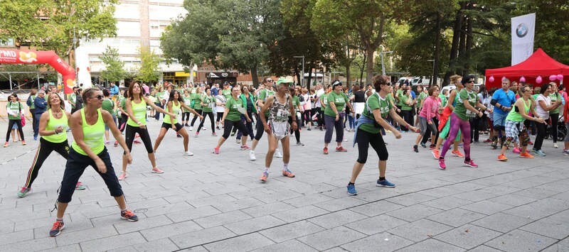 Marcha contra el cáncer en Palencia