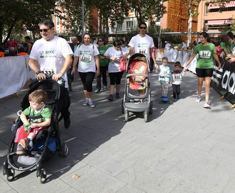 Marcha contra el cáncer en Palencia