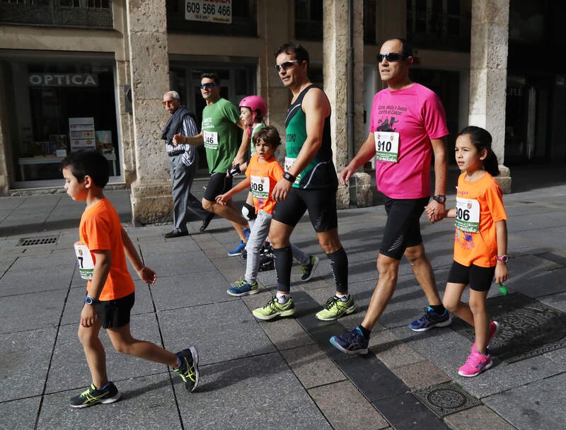 Marcha contra el cáncer en Palencia