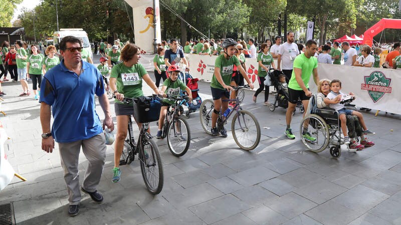 Marcha contra el cáncer en Palencia