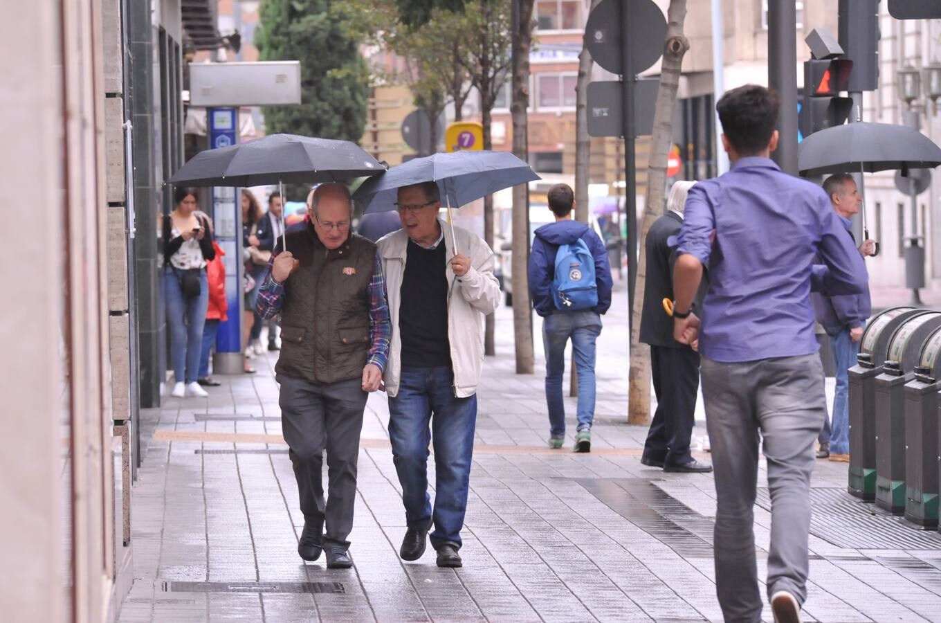 Llueve en Valladolid