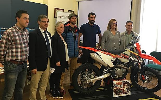 Presentación de la Hixpania Hard Enduro en la diputación de Palencia.