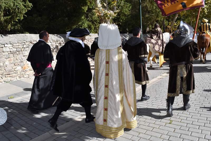 Aguilar de Campoo escenifica la visita que Carlos V realizó al monasterio de Santa María la Real en 1517