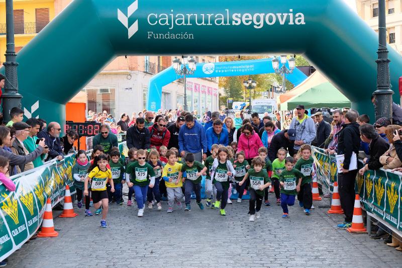 Marcha Popular de Caja Rural a beneficio del Banco de Alimentos de Segovia (Segunda parte)