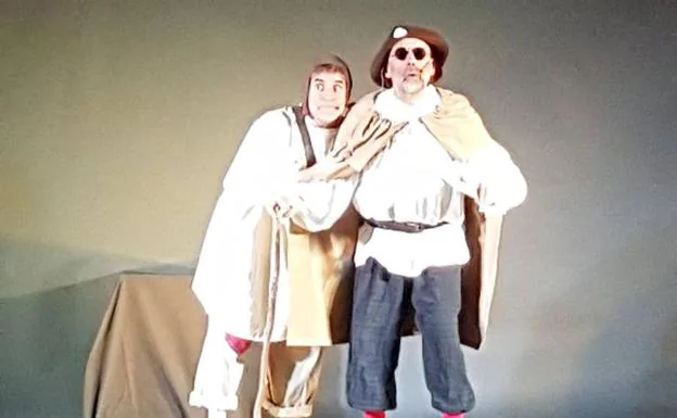 Actores de teatro del Limbo.