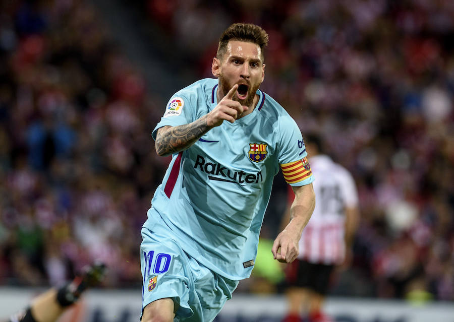 El Barcelona se impuso, con goles de Messi y Paulinho, al Athletic en el regreso de Valverde a San Mamés.
