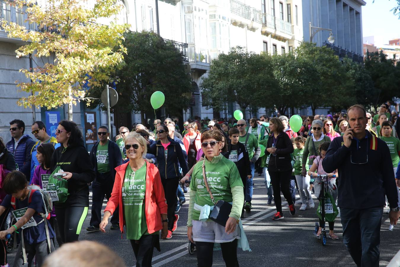 Miles de vallisoletanos se han vestido hoy de verde para salir a la calle en una marcha histórica