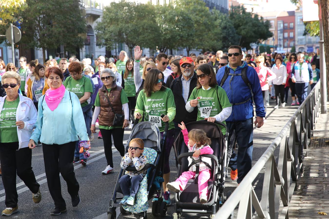 Miles de vallisoletanos se han vestido hoy de verde para salir a la calle en una marcha histórica