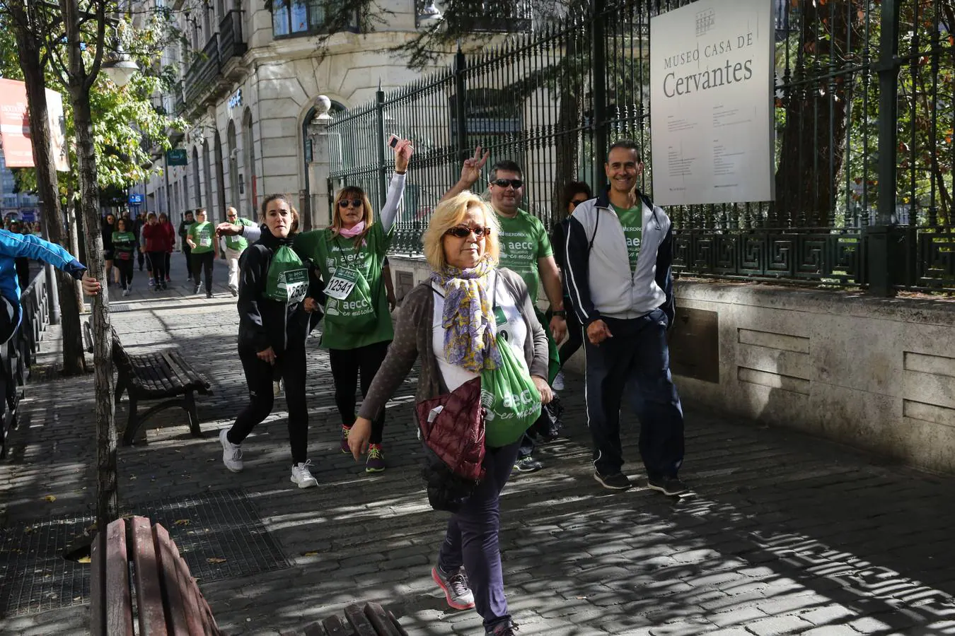 Miles de vallisoletanos se han vestido hoy de verde para salir a la calle en una marcha histórica