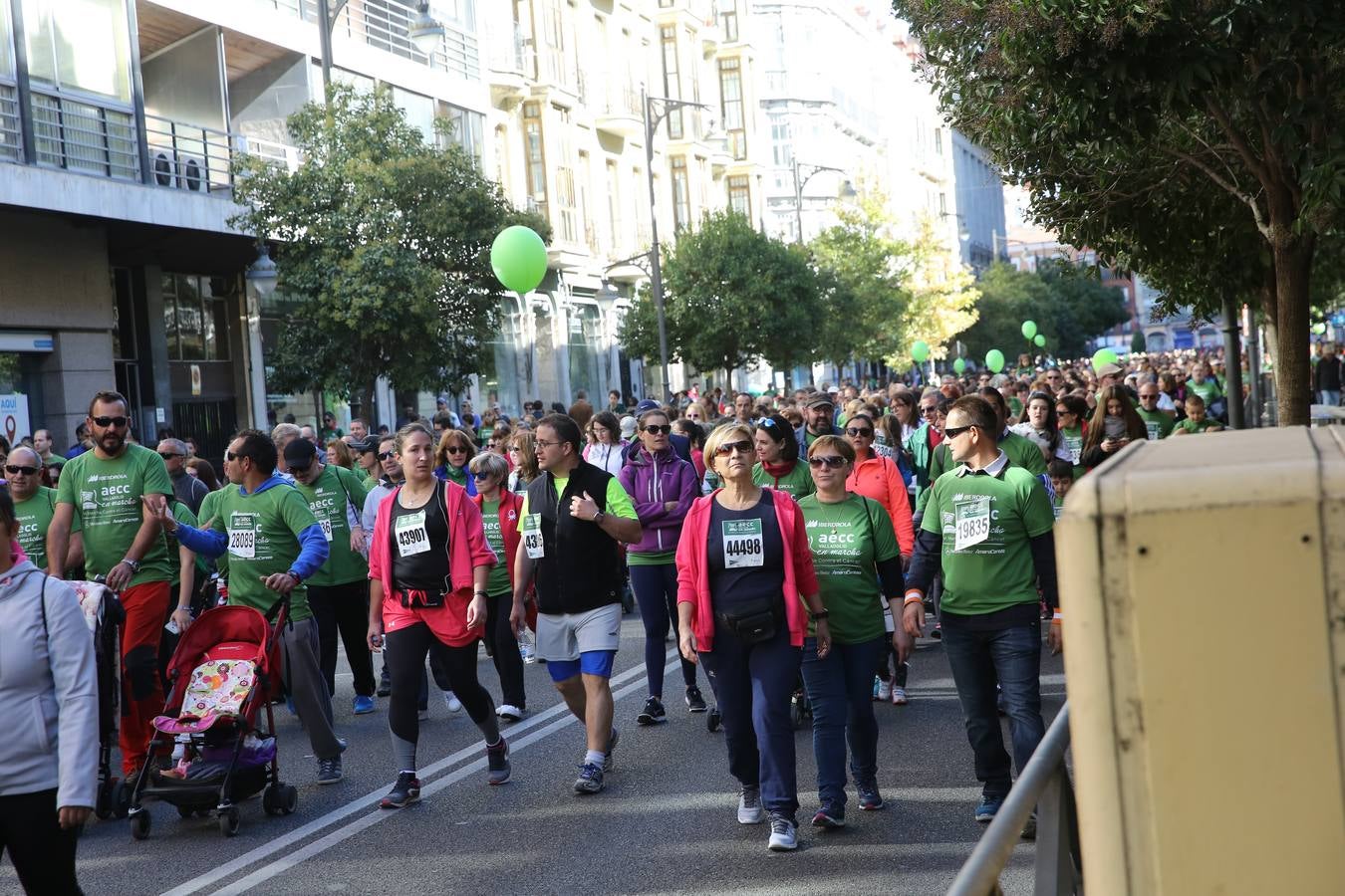 Miles de vallisoletanos se han vestido hoy de verde para salir a la calle en una marcha histórica