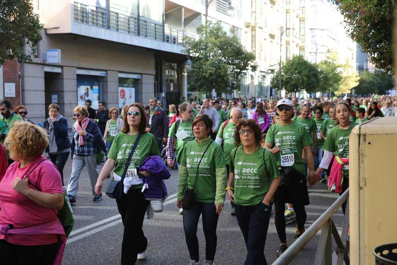 Miles de vallisoletanos se han vestido hoy de verde para salir a la calle en una marcha histórica