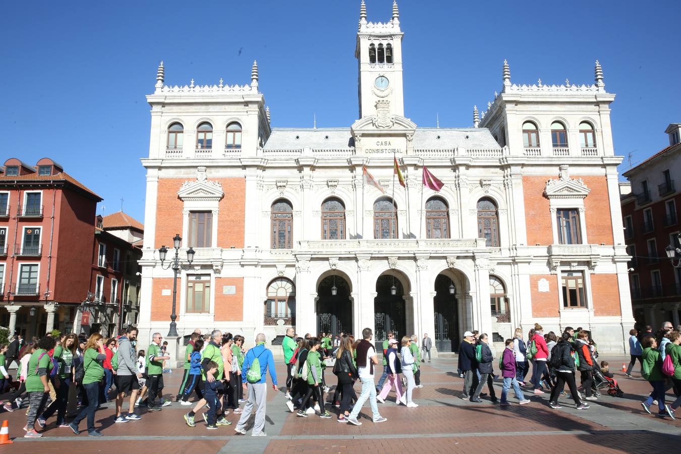 Miles de vallisoletanos se han vestido hoy de verde para salir a la calle en una marcha histórica