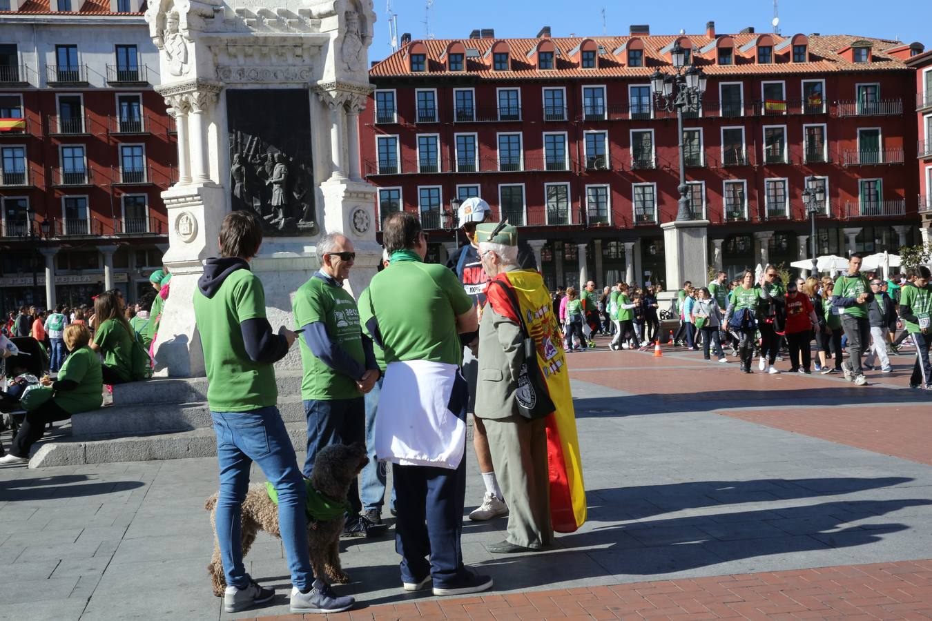 Miles de vallisoletanos se han vestido hoy de verde para salir a la calle en una marcha histórica