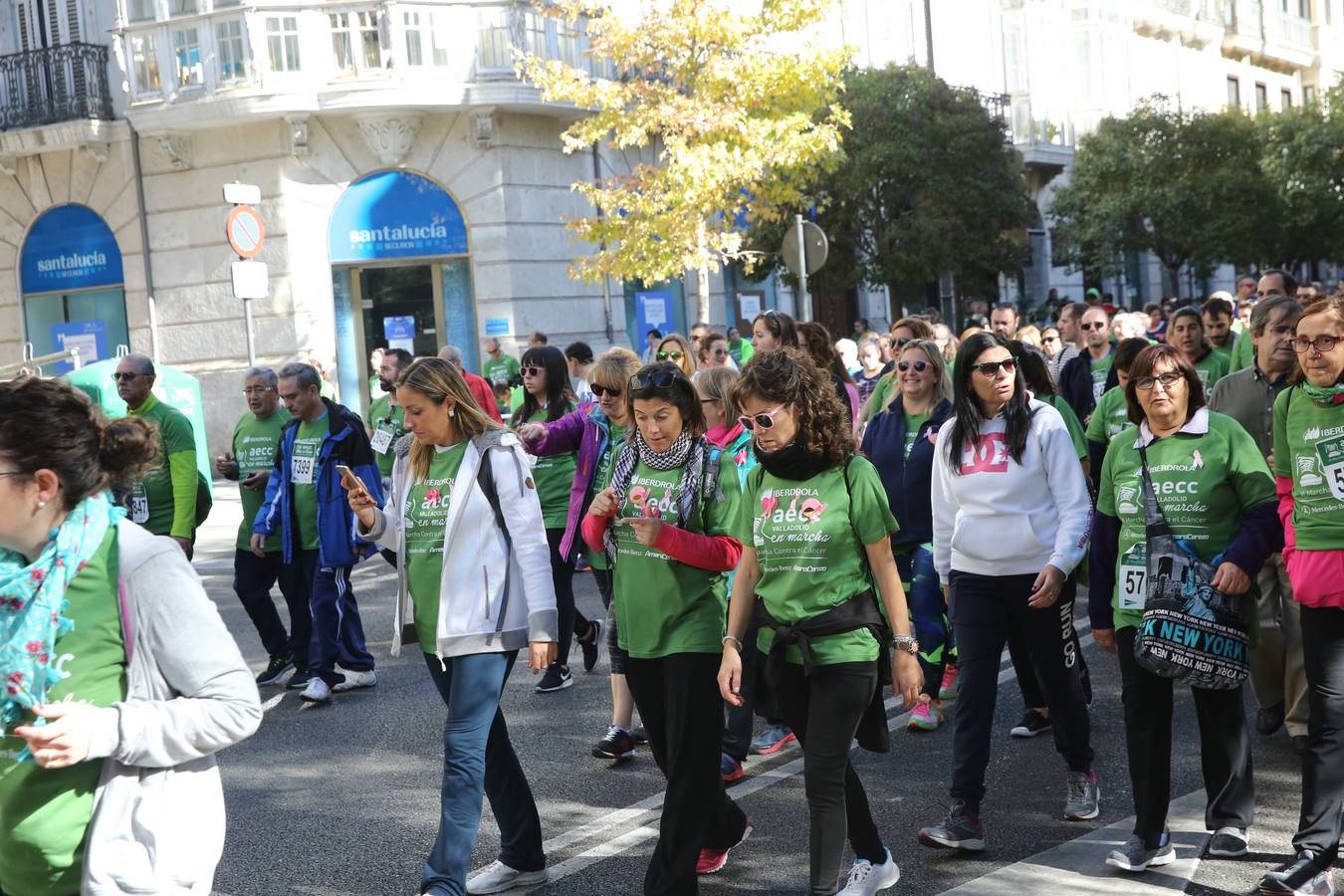 Miles de vallisoletanos se han vestido hoy de verde para salir a la calle en una marcha histórica