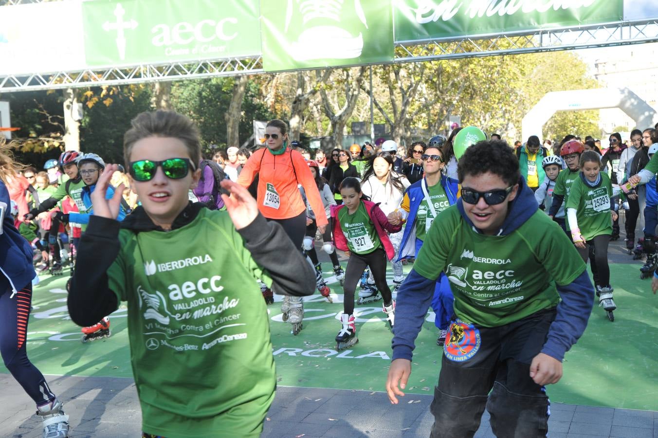 Miles de vallisoletanos se han vestido hoy de verde para salir a la calle en una marcha histórica