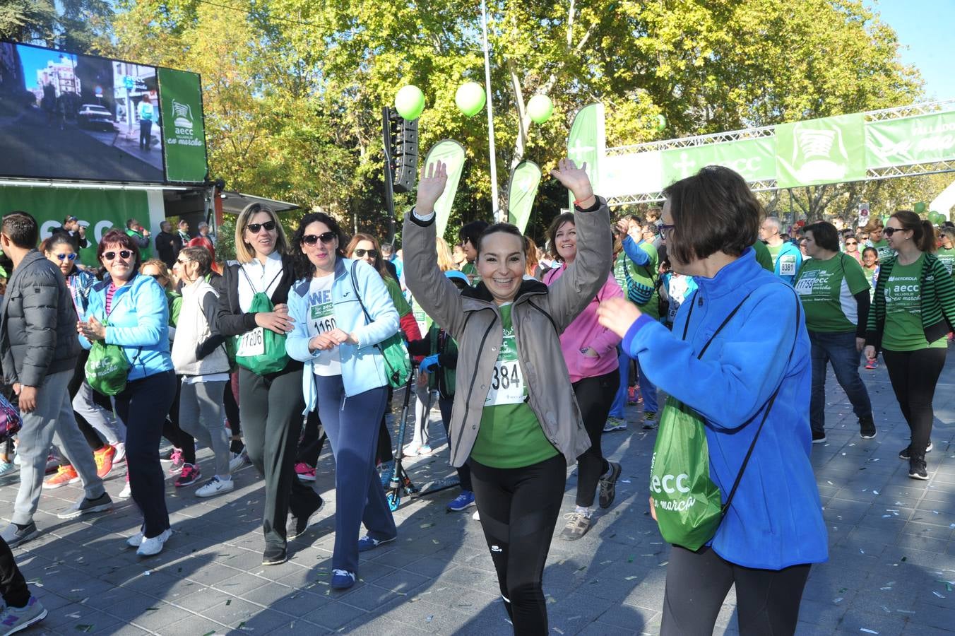 Miles de vallisoletanos se han vestido hoy de verde para salir a la calle en una marcha histórica