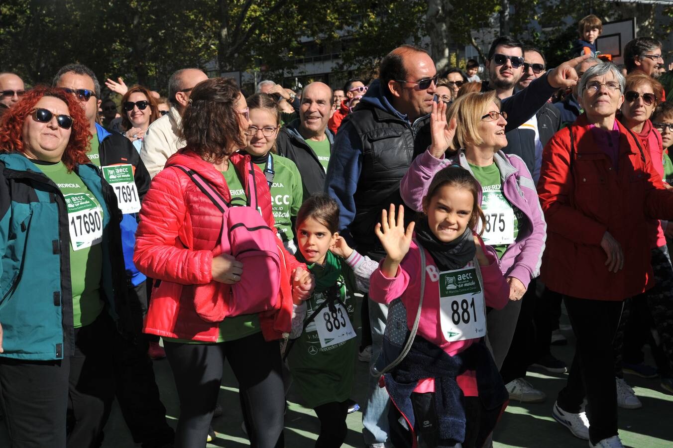 Miles de vallisoletanos se han vestido hoy de verde para salir a la calle en una marcha histórica