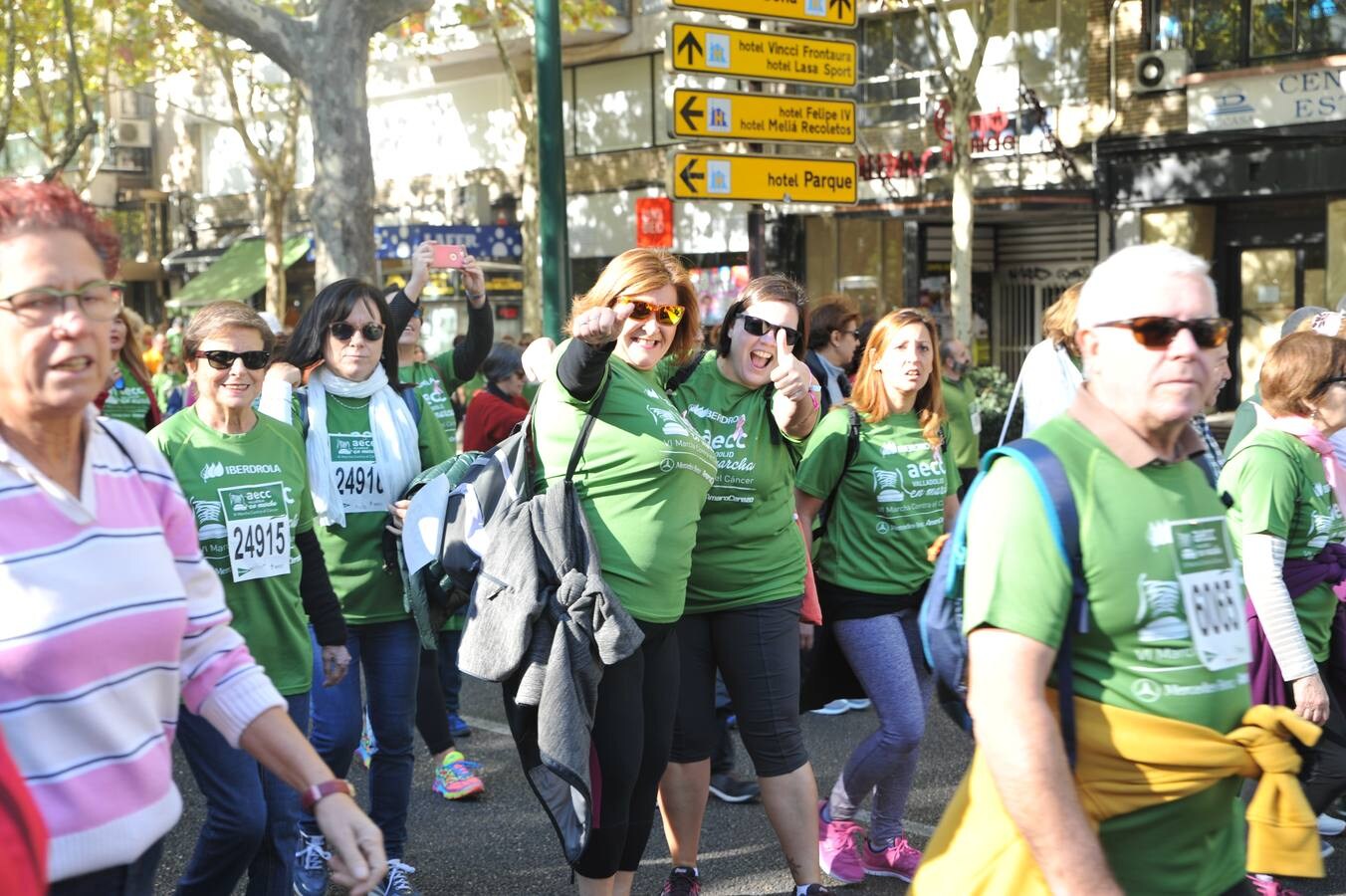 Miles de vallisoletanos se han vestido hoy de verde para salir a la calle en una marcha histórica