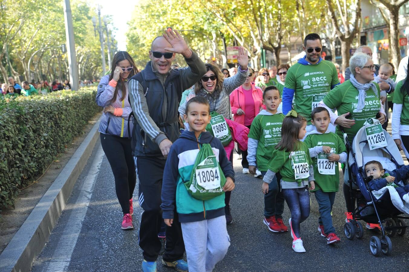 Miles de vallisoletanos se han vestido hoy de verde para salir a la calle en una marcha histórica