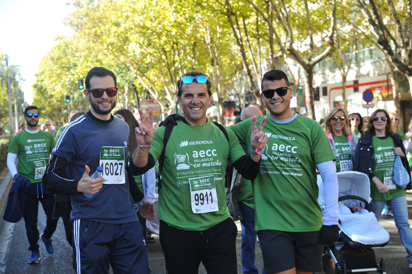 Miles de vallisoletanos se han vestido hoy de verde para salir a la calle en una marcha histórica