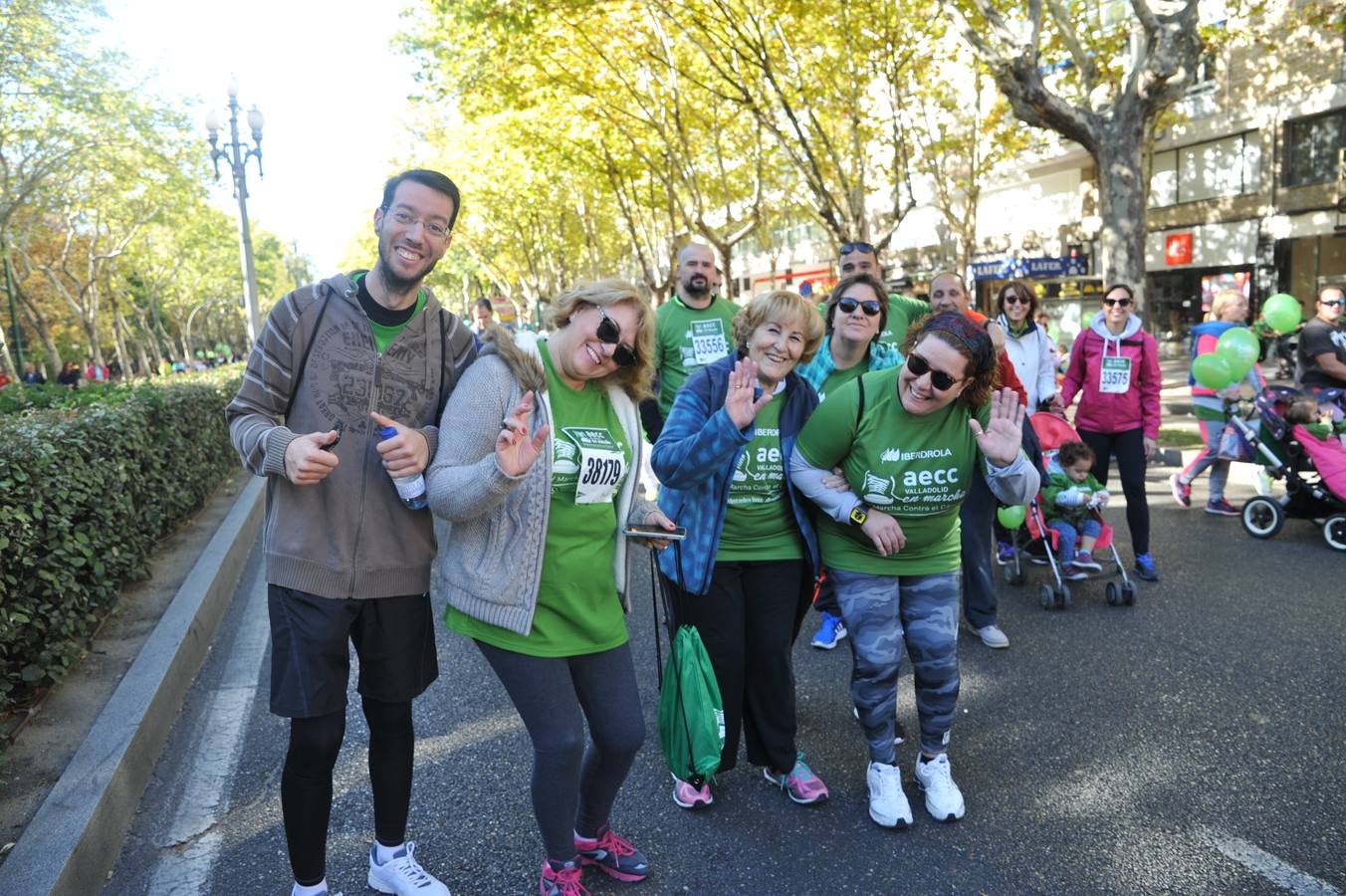 Miles de vallisoletanos se han vestido hoy de verde para salir a la calle en una marcha histórica