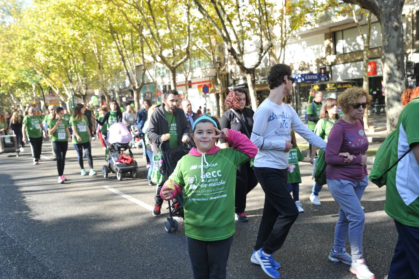 Miles de vallisoletanos se han vestido hoy de verde para salir a la calle en una marcha histórica