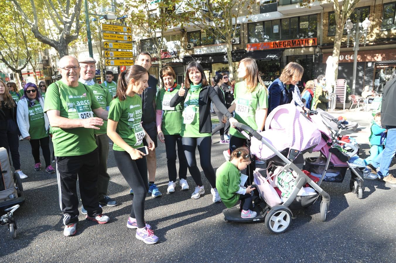 Miles de vallisoletanos se han vestido hoy de verde para salir a la calle en una marcha histórica