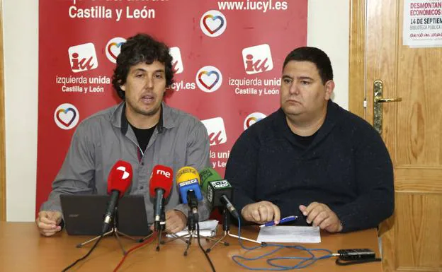 Félix Iglesias y Eduardo Hermida, este lunes.