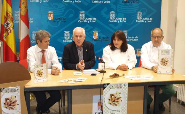 Luis Domingo González, en su intervención en la presentación del Buscasetas.