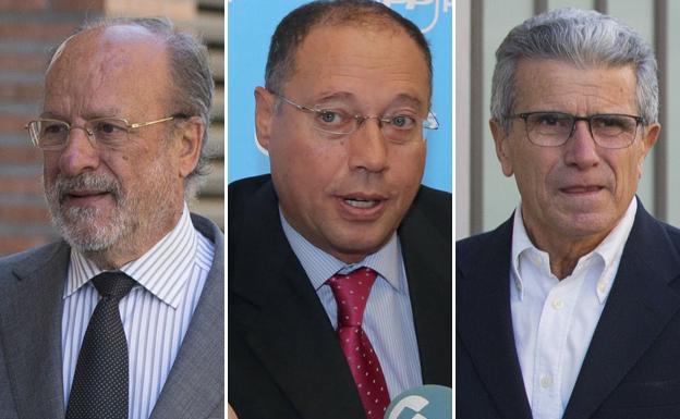 Javier León de la Riva, Alfredo Blanco y Manolo Sánchez.